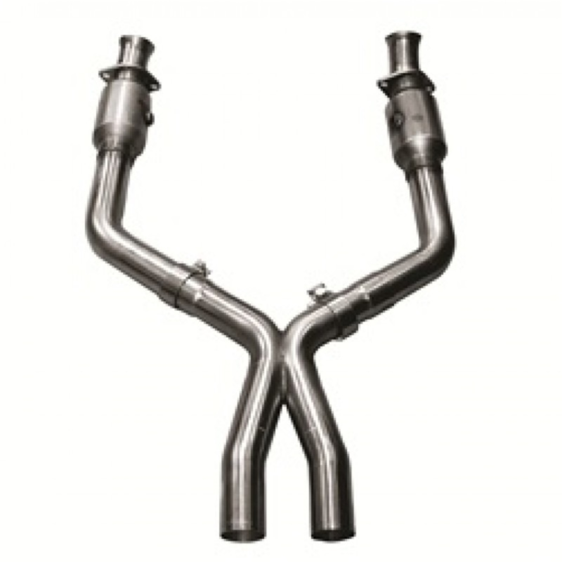 Picture of Kooks 05-10 Ford Mustang GT 4-6L 3V Auto-Manual 3in x 3in Race Exhaust Cat X Pipe Kooks HDR Req