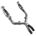 Picture of Kooks 05-10 Ford Mustang GT 4-6L 3V Auto-Manual 3in x 2 1-2in OEM Cat X Pipe Kooks HDR Req