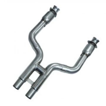Picture of Kooks 11-14 Ford Shelby GT500 5-4L - 5-8L 4V 3in x 2 3-4in OEM Cat SS H-Pipe Kooks HDR Req