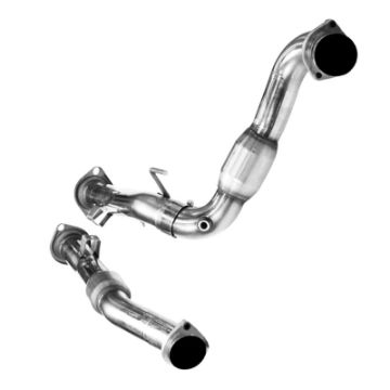 Picture of Kooks 06-10 Jeep SRT8 6-1L 3in In x 3in OEM Out Cat SS Conn- Pipes Kooks HDR Req