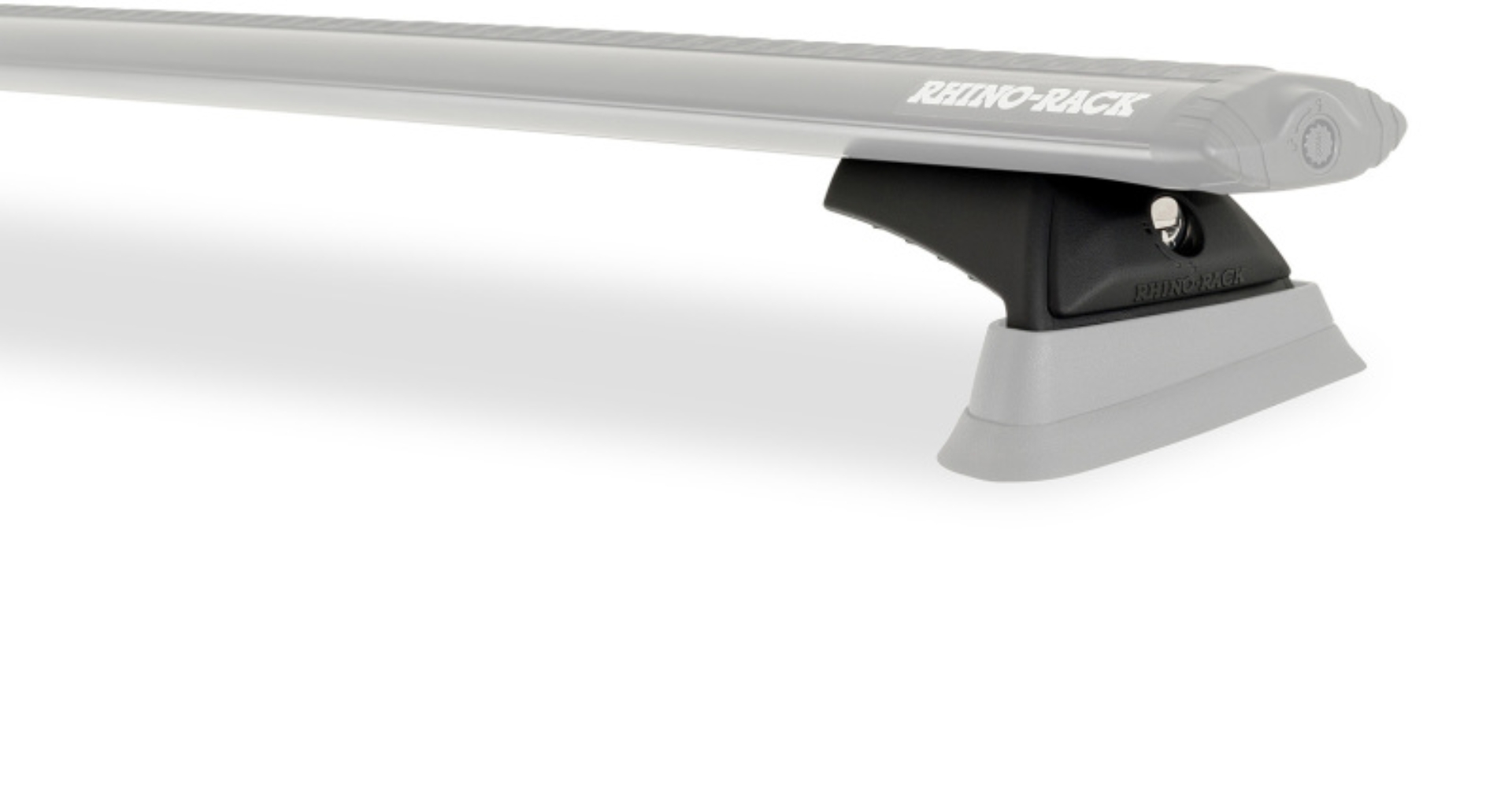 Picture of Rhino-Rack 18-21 Jeep Wrangler 4 Door SUV Heavy Duty RCL 2 Bar Backbone Roof Rack - Silver
