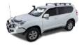 Picture of Rhino-Rack 10-21 Lexus GX 460 4 Door SUV Heavy Duty RCH 3 Bar Roof Rack - Silver