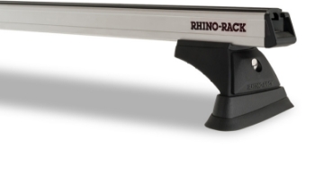 Picture of Rhino-Rack 15-20 Cadillac Escalade 4 Door SUV Heavy Duty RCH 2 Bar Roof Rack - Silver