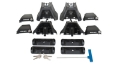 Picture of Rhino-Rack 10-16 Lincoln MKT 4 Door SUV Vortex 2500 2 Bar Roof Rack - Black