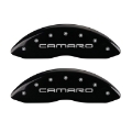 Picture of MGP 4 Caliper Covers Engraved Front Gen 4-Camaro Engraved Rear Gen 4-SS Black finish silver ch