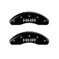 Picture of MGP Front set 2 Caliper Covers Engraved Front HHR Black finish silver ch