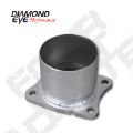 Picture of Diamond Eye ADAPTER 4-BOLT FLANGE 4in INNER DIA CLAMP-ON AL: 01-05 CHEVY-GMC 6-6L 2500-3500 CHV-FBA