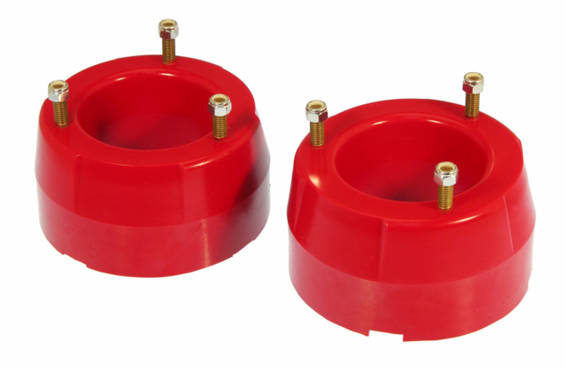 Picture of Prothane 94-05 Dodge Ram 4wd Front Coil Spring 2in Lift Spacer - Red