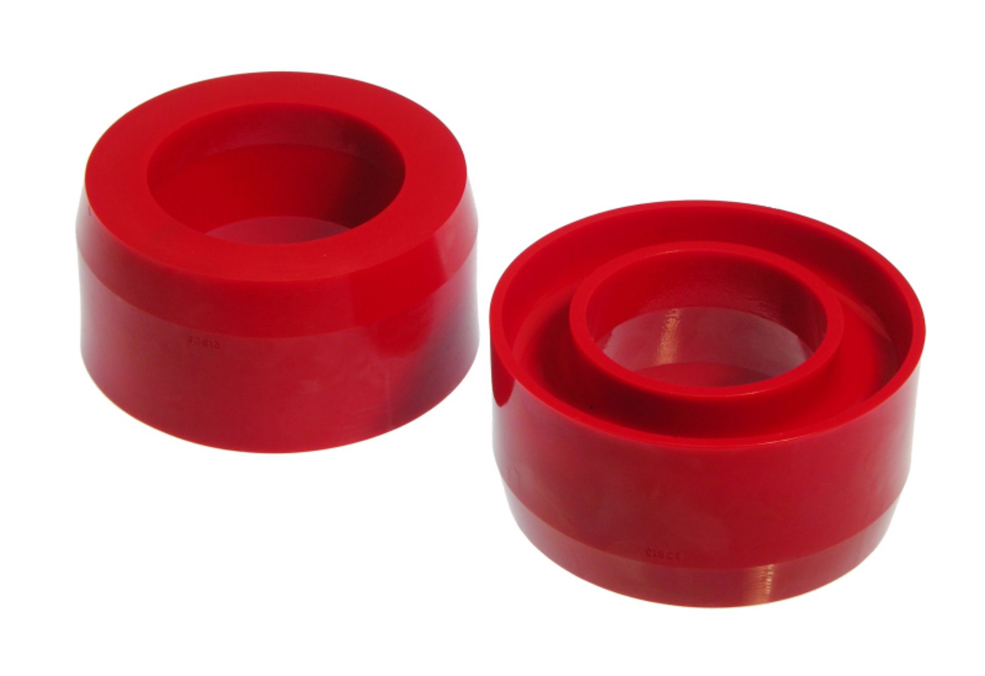 Picture of Prothane 94-01 Dodge Ram 2wd Front Coil Spring 2in Lift Spacer - Red