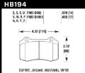 Picture of Hawk DTC-80 10-11 Chevy Camaro SS Race Rear Brake Pads