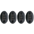 Picture of ANZO 1999-2010 Ford F-350 LED Fender Light Kit Smoke 2pc Amber / 2pc Red