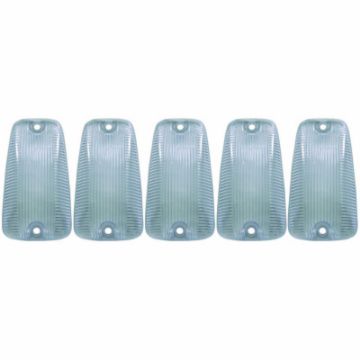 Picture of ANZO 1988-2000 Chevrolet Silverado 3500 LED Cab Roof Light Kit Clear 5pc Replac Lens and LED Bulbs