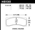 Picture of Hawk DTC-80 Brembo 28mm Race Brake Pads