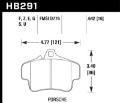 Picture of Hawk 98 Porsche 911 Targa Blue 9012 Race Front Brake Pads