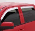 Picture of AVS 07-13 Chevy Avalanche Ventvisor Outside Mount Front & Rear Window Deflectors 4pc - Chrome