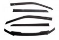 Picture of AVS 07-13 GMC Sierra 1500 Crew Cab Ventvisor & Aeroskin Deflector Combo Kit - Matte Black