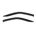Picture of Westin 2002-2008 Dodge Ram Quad Cab Wade Slim Wind Deflector 2pc - Smoke