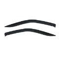 Picture of Westin 2002-2008 Dodge Ram Quad Cab Wade Slim Wind Deflector 2pc - Smoke