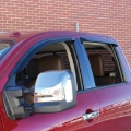 Picture of Westin 2016-2018 Nissan Titan/Titan XD Wade Slim Wind Deflector 4pc - Smoke