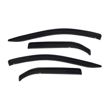 Picture of Westin 2003-2009 Toyota 4Runner Wade Slim Wind Deflector 4pc - Smoke