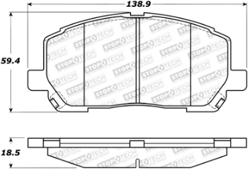Picture of StopTech Street Brake Pads