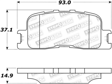 Picture of StopTech Street Brake Pads
