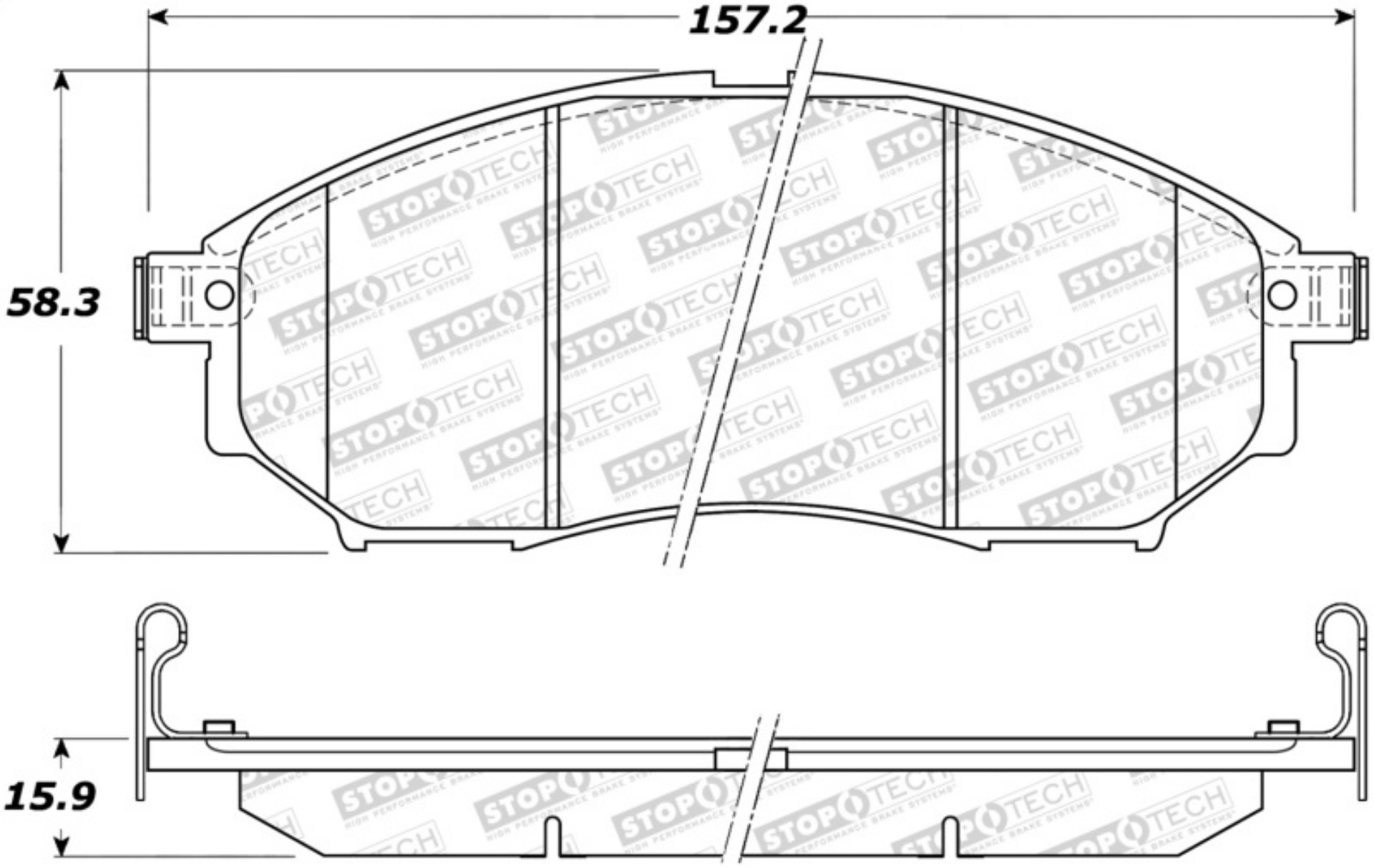 Picture of StopTech Street Brake Pads