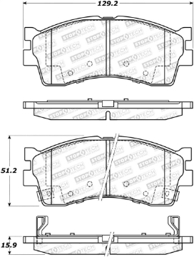 Picture of StopTech Street Brake Pads