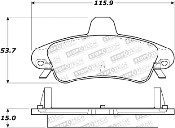Picture of StopTech Street Brake Pads