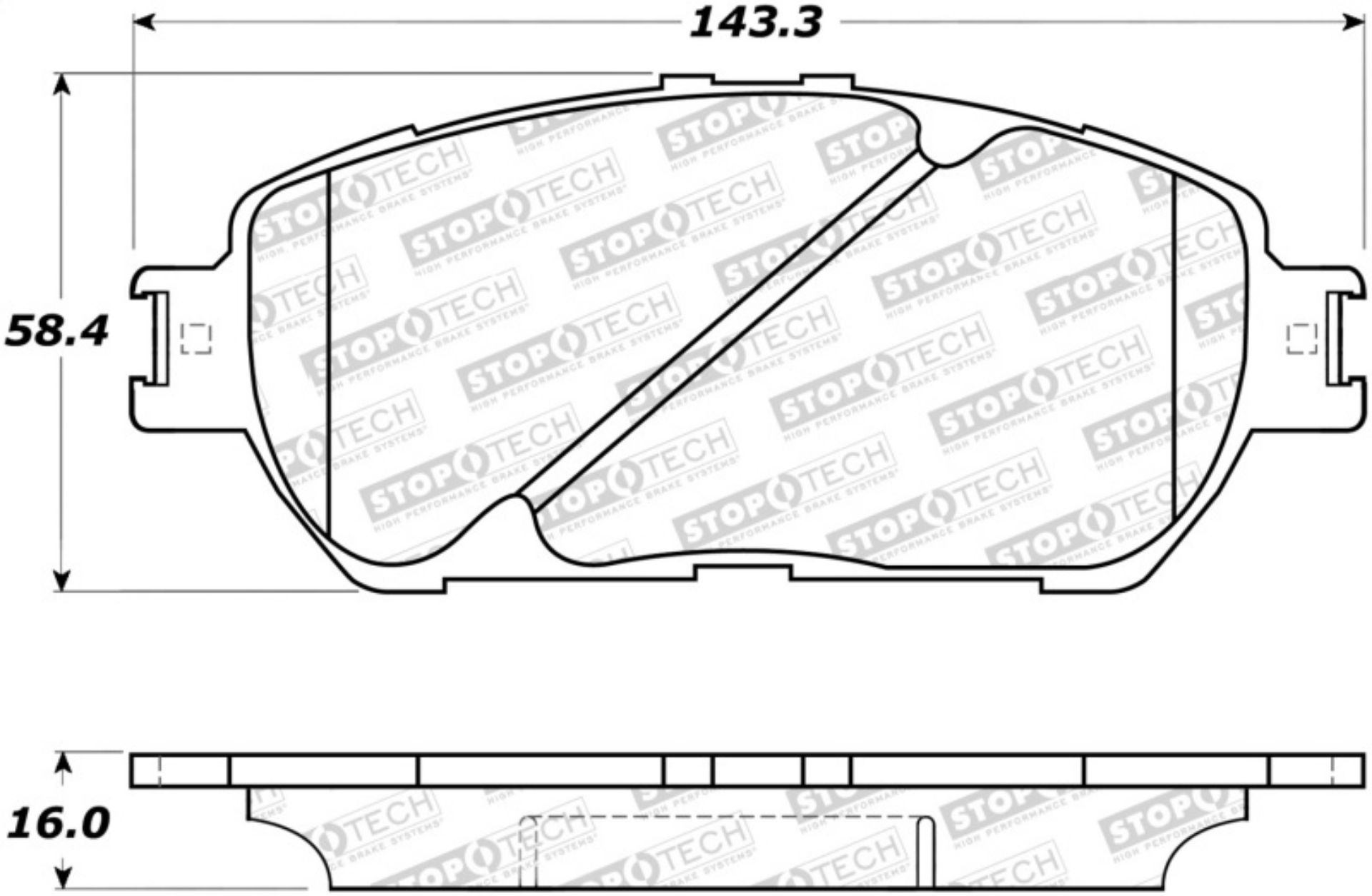 Picture of StopTech Street Brake Pads