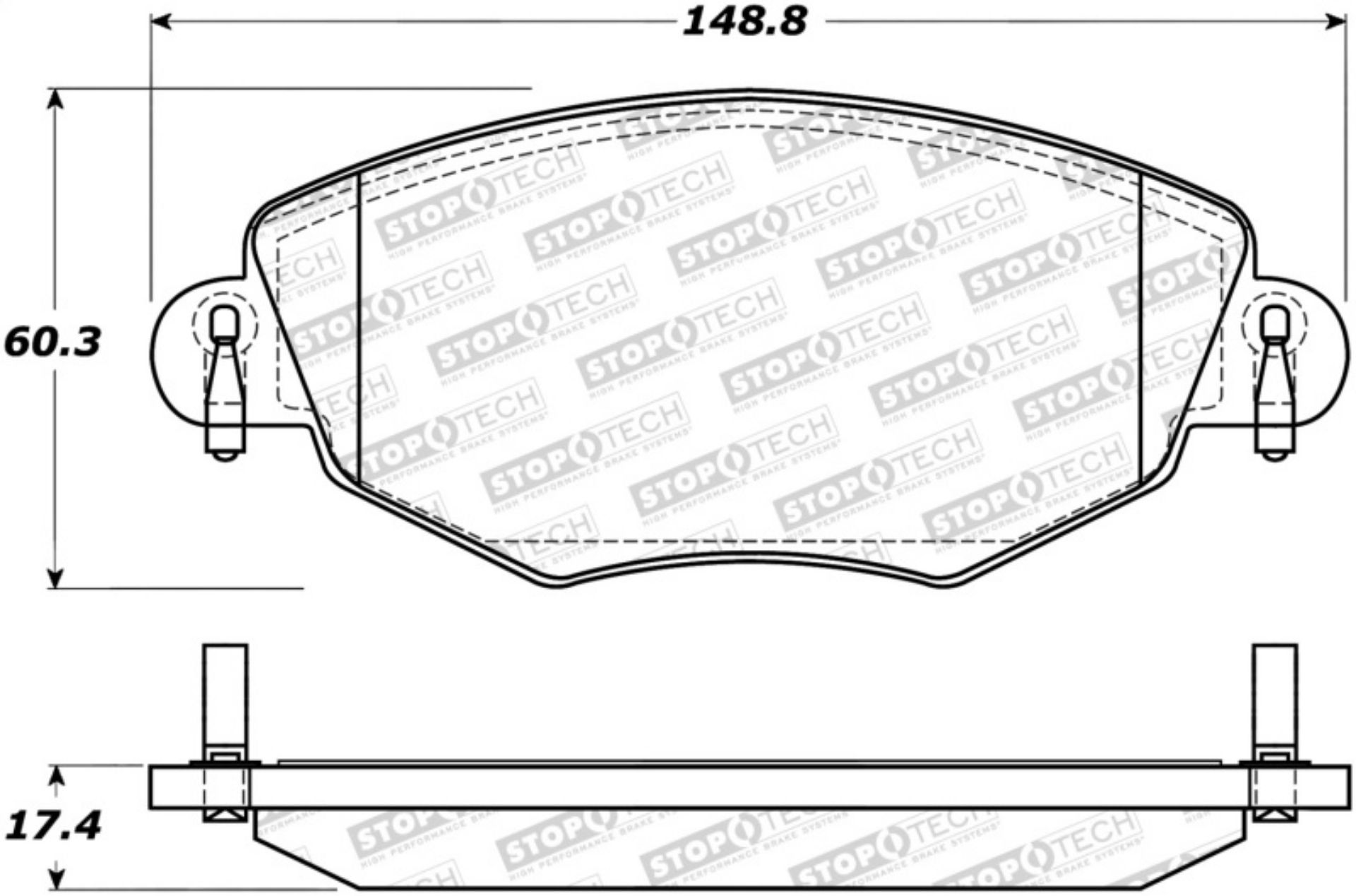 Picture of StopTech Street Brake Pads