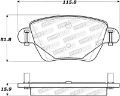 Picture of StopTech Street Brake Pads