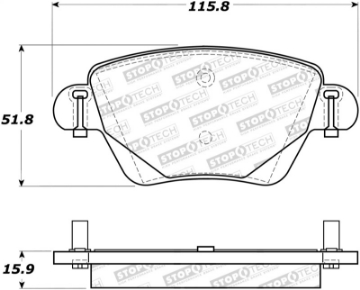 Picture of StopTech Street Brake Pads