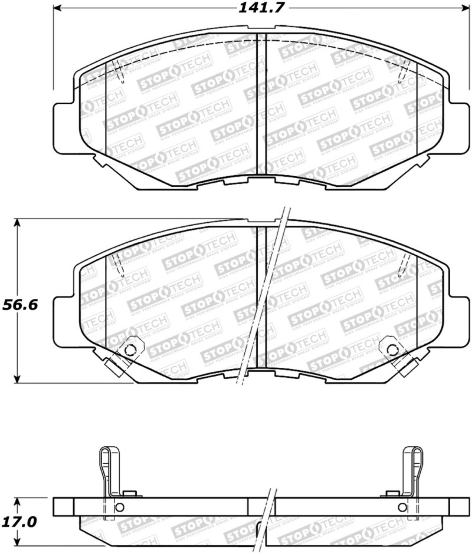 Picture of StopTech Street Brake Pads