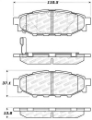 Picture of StopTech 13-16 Subaru BRZ/Scion FR-S Street Performance Rear Brake Pads