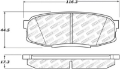 Picture of StopTech Street Select Brake Pads - Rear