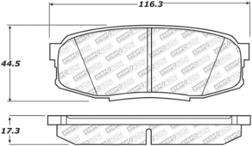 Picture of StopTech Street Select Brake Pads - Rear