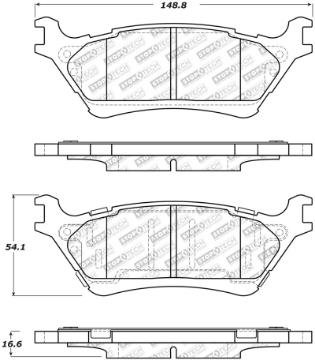Picture of StopTech Street Select Brake Pads - Front/Rear