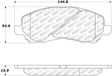 Picture of StopTech Street Select Brake Pads - Rear