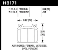 Picture of Hawk 84-89 Porsche 911 Carrera Blue 42 Front Brake Pads