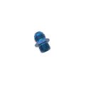 Picture of Russell Performance -4 AN Flare to 8mm x 1-0 Metric Thread Adapter Blue
