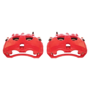 Picture of Power Stop 09-10 Dodge Ram 2500 Front Red Calipers w-Brackets - Pair