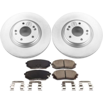 Picture of Power Stop 16-19 Hyundai Sonata Front Z17 Evolution Geomet Coated Brake Kit