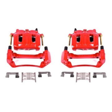 Picture of Power Stop 99-03 Ford F-150 Front Red Calipers w-Brackets - Pair