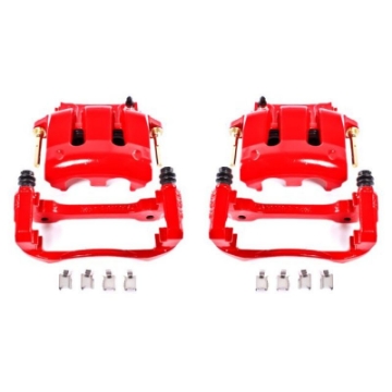 Picture of Power Stop 05-14 Ford Mustang Front Red Calipers w-Brackets - Pair