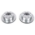 Picture of Power Stop 00-02 Dodge Ram 2500 Front Evolution Drilled & Slotted Rotors - Pair