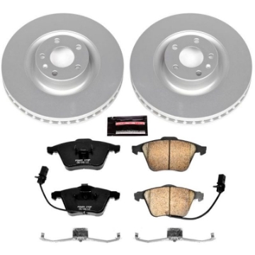 Picture of Power Stop 04-09 Audi S4 Front Z23 Evolution Sport Coated Brake Kit