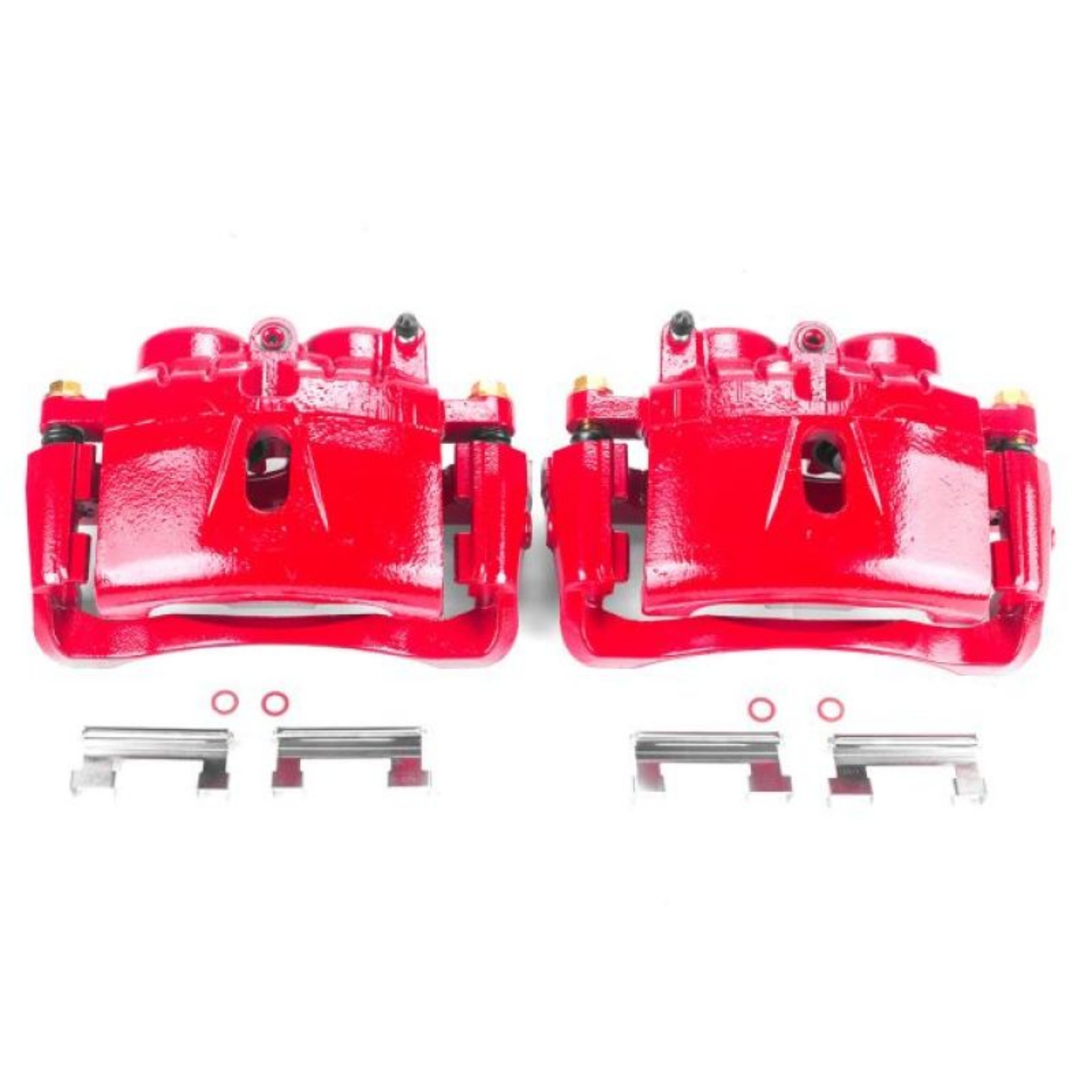 Picture of Power Stop 03-19 Chevrolet Express 3500 Front Red Calipers w-Brackets - Pair