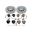 Picture of Power Stop 00-01 Audi A6 Quattro Front Autospecialty Brake Kit