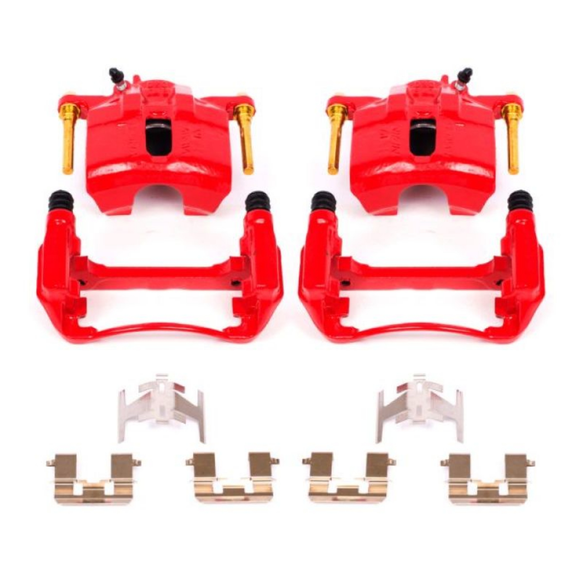 Picture of Power Stop 97-99 Acura CL Front Red Calipers w-Brackets - Pair